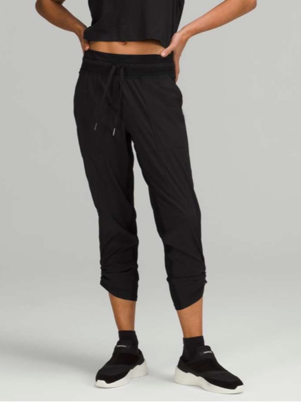lululemon athletica Dance Studio Mid-Rise Crop 25" - Black Swift